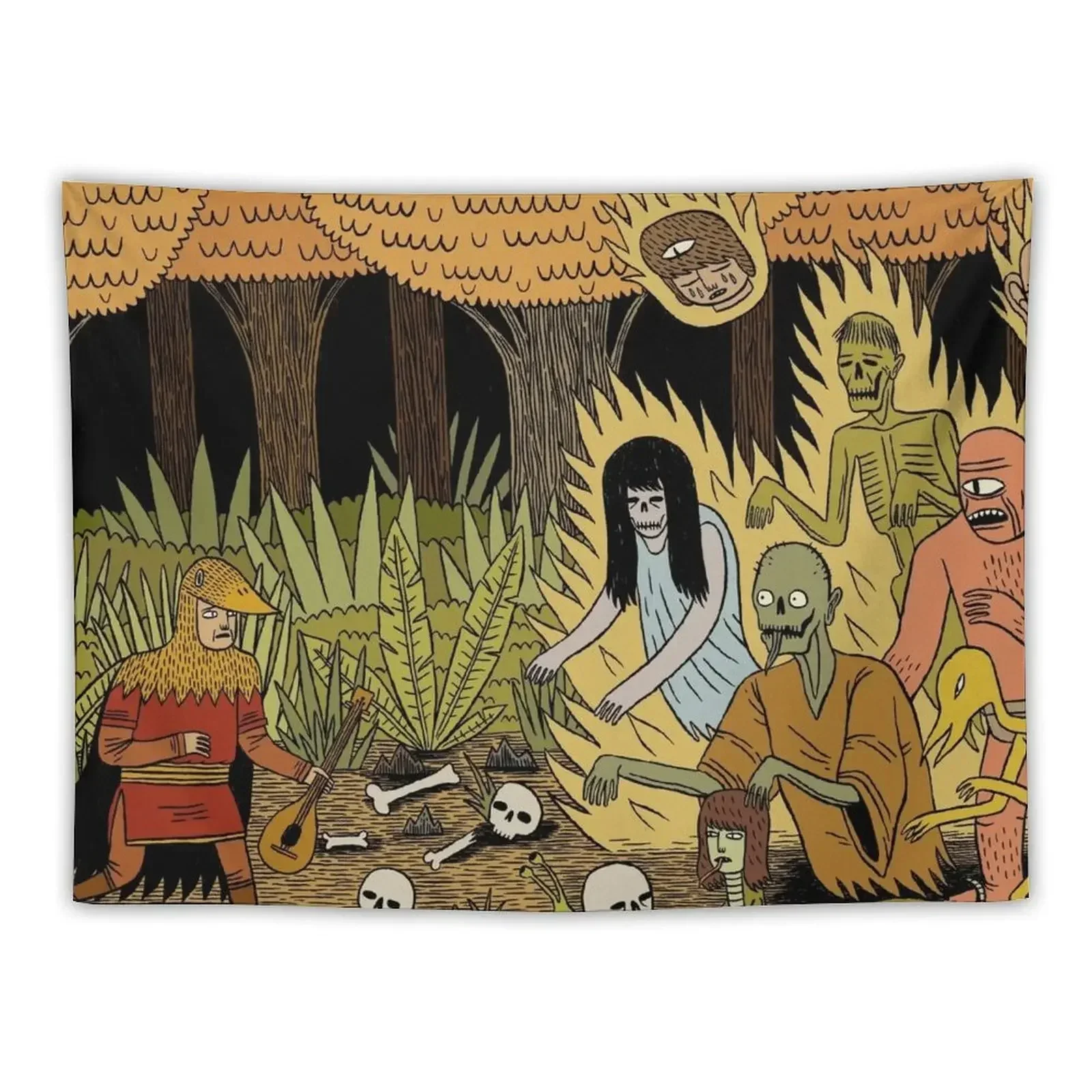 Woodland Ghosts Tapestry On The Wall Decoration Home Decor Home Carpet Wall Tapestry