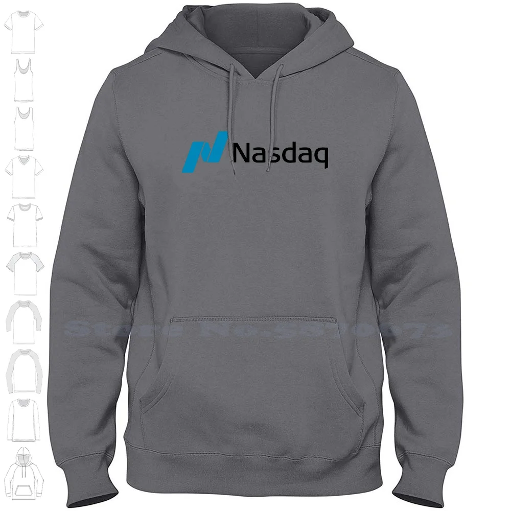 Nasdaq Logo Fashion Sweatshirt Top Quality 100% Cotton Hoodies