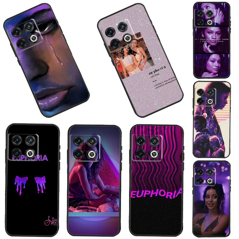 American TV Series Euphoria Luxury Silicone Phone Case For Oneplus 10R 9 R 9RT One Plus 10 9 Pro 9RT Nord 2 T Ace Cover Coque