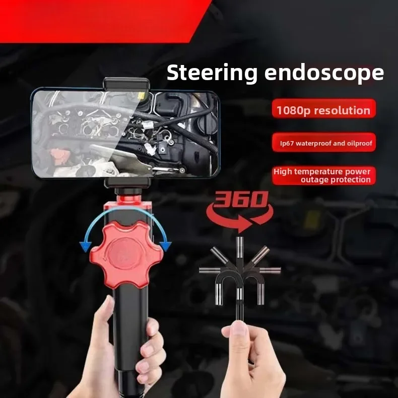 Auto repair industrial endoscope handheld high definition 8MM camera engine detection