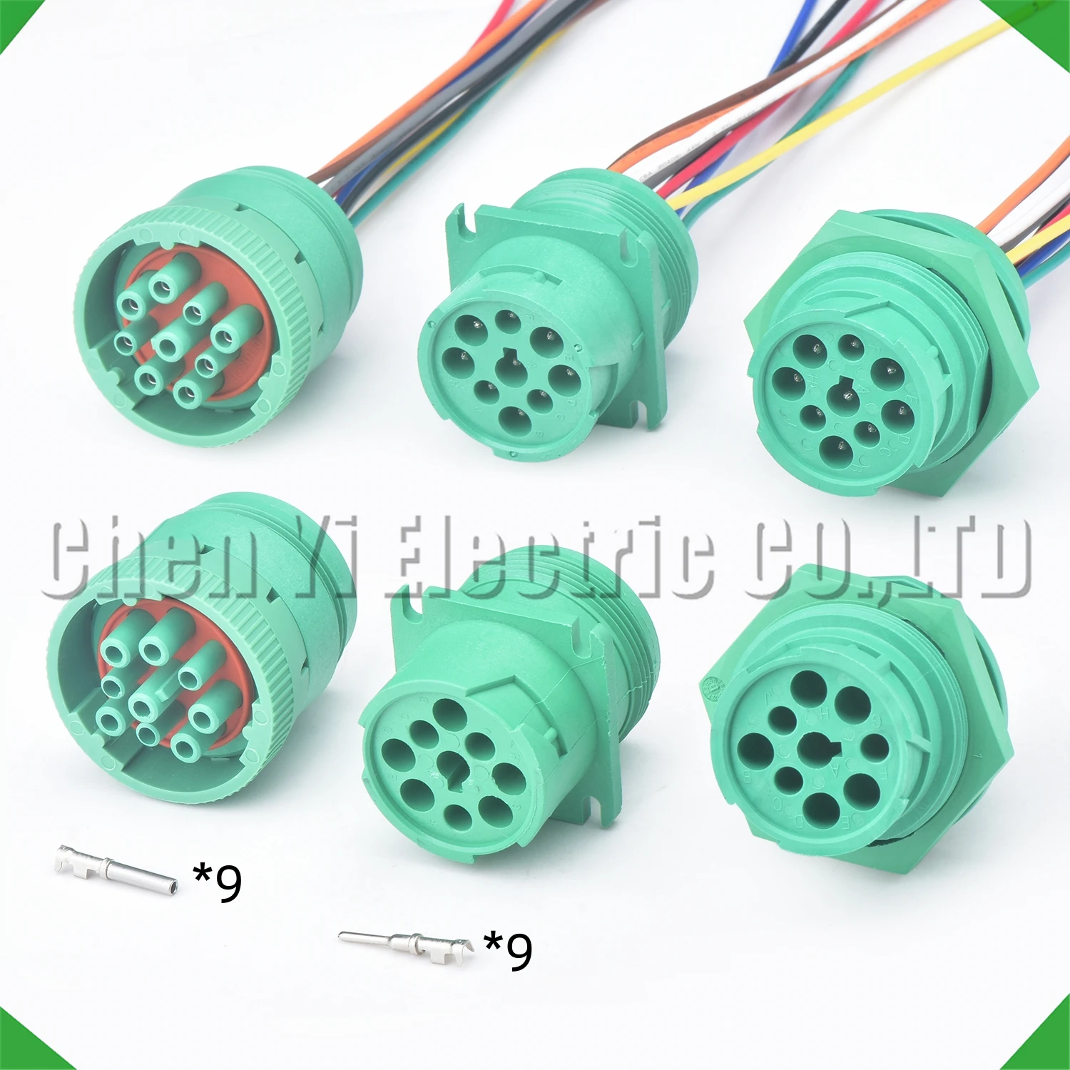 9 Pin Auto Connectors Diagnosctic Tool Wire Harness plug For Deutsch HD16-9-1939S-P080 HD10-9-1939P-P080 HD10-9-1939P-BP03