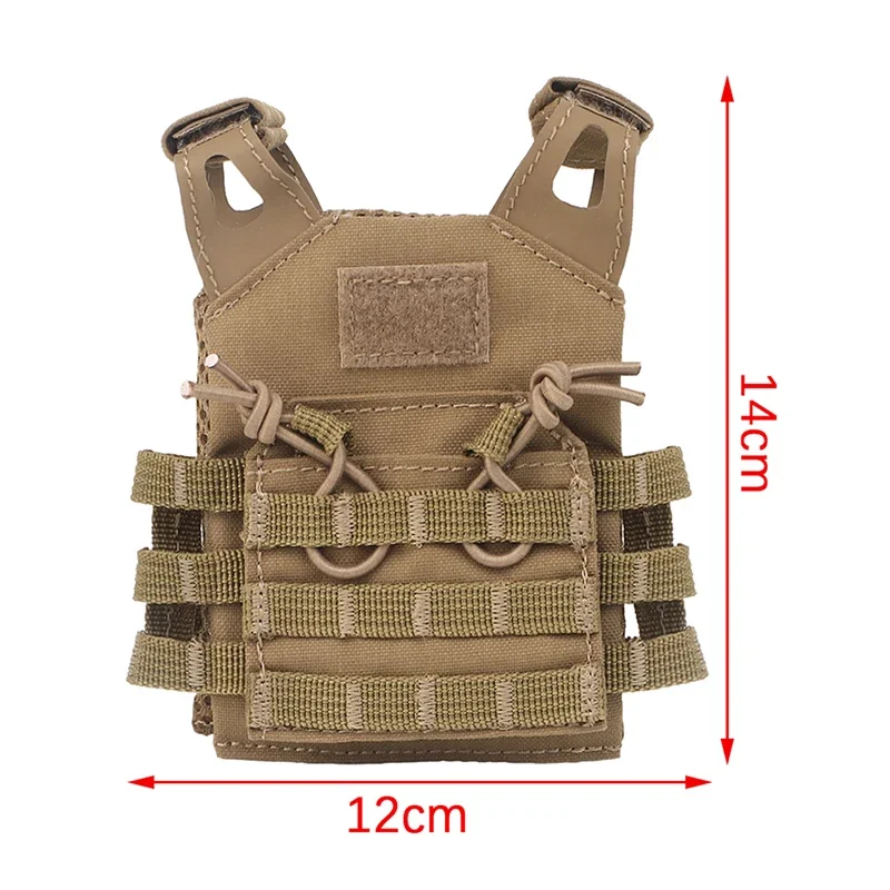 Outdoors Tactical Miniature Molle Vest JPC small vest desktop car decoration pieces removable design accessories