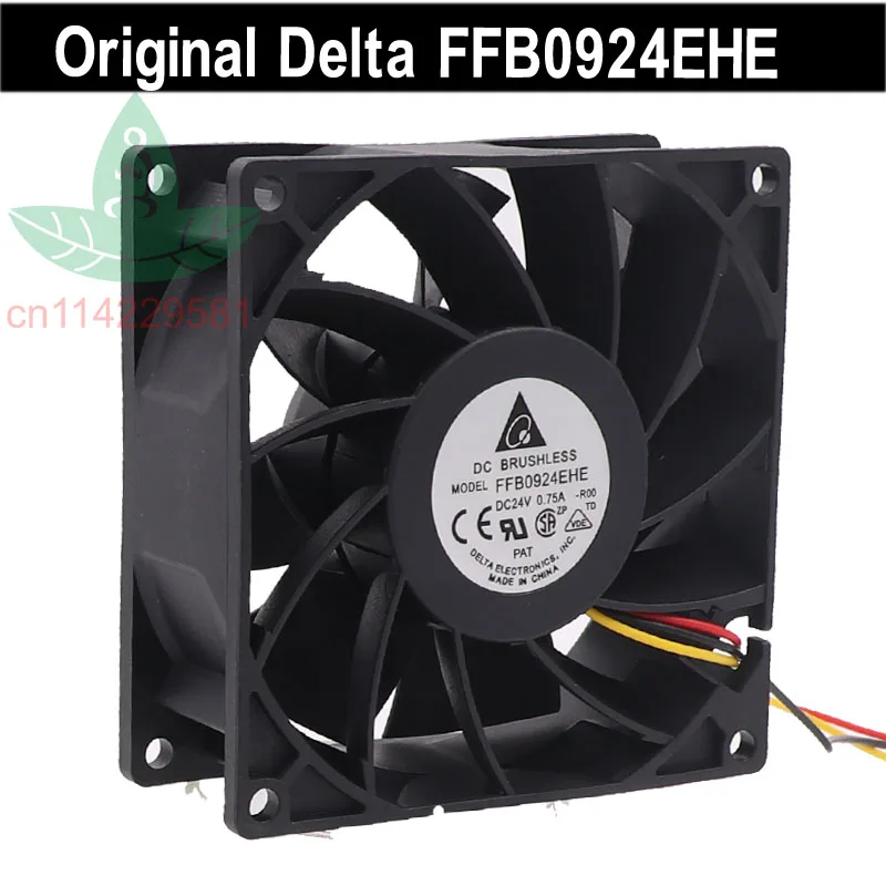 

Cooling Server Fan For Delta FFB0924EHE 24V 0.75A 9038 9CM Inverter