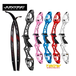 JUNXING H8 Bow Riser 25Inch 20-40lbs ,Bow Limbs Competitive Recurve Bow Take Down Bow  for Right Hand