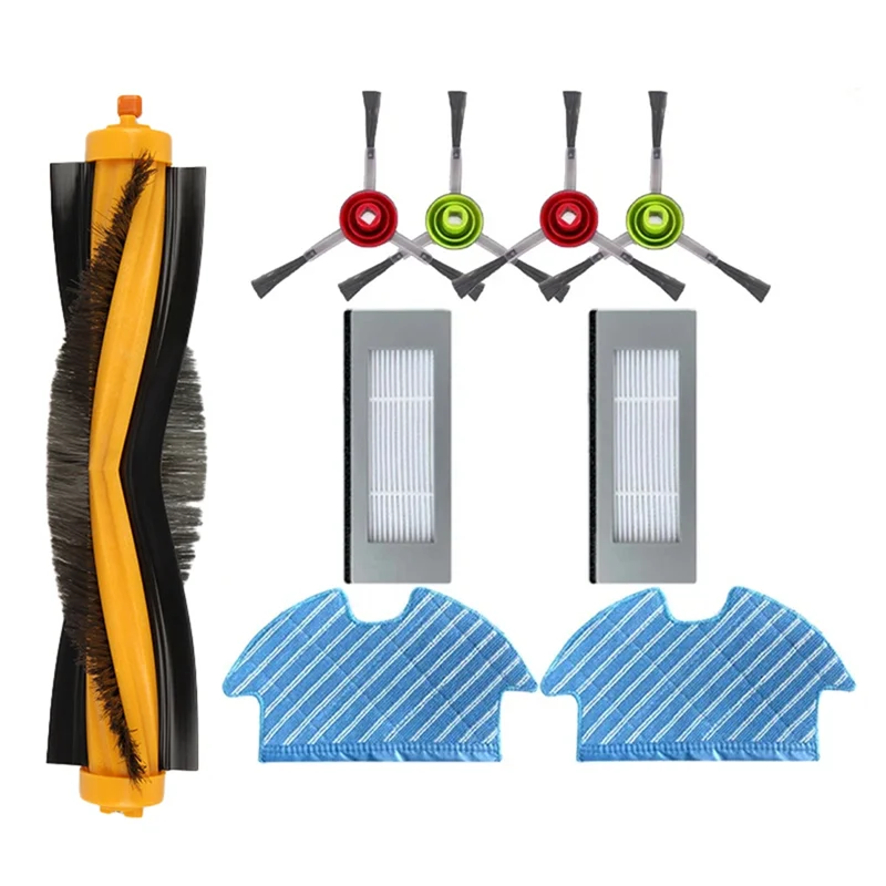 A01V-Ecovacs Debot OZMO900 ロボットクリーナースペアメインサイドブラシ HEPA フィルターモップワイプクロスアクセサリー