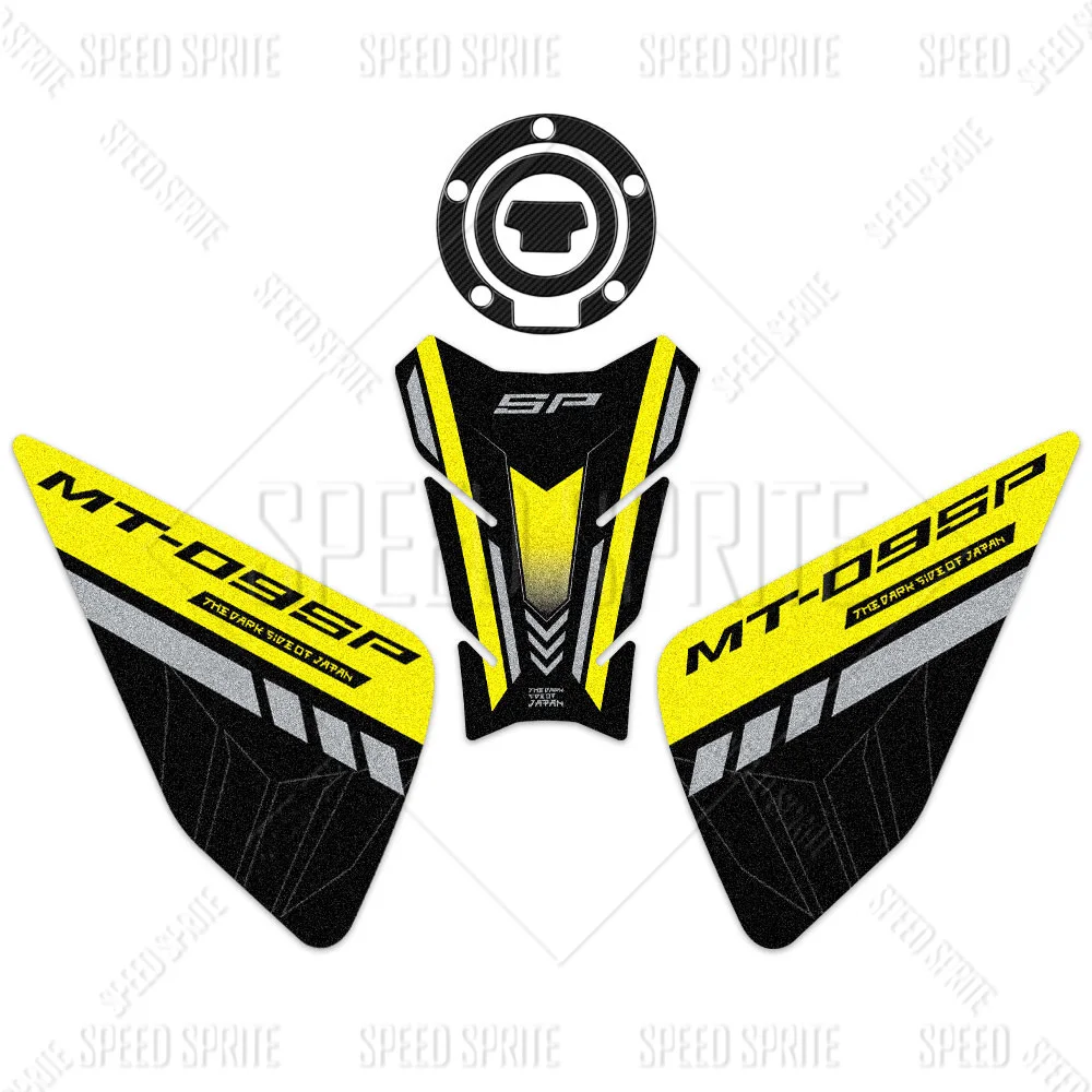 Motorcycle Anti-slip Fuel Tank Pad Sticker Protector Decal Accessories Waterproof For YAMAHA MT09SP MT-09 SP MT 09 SP 2021-2023