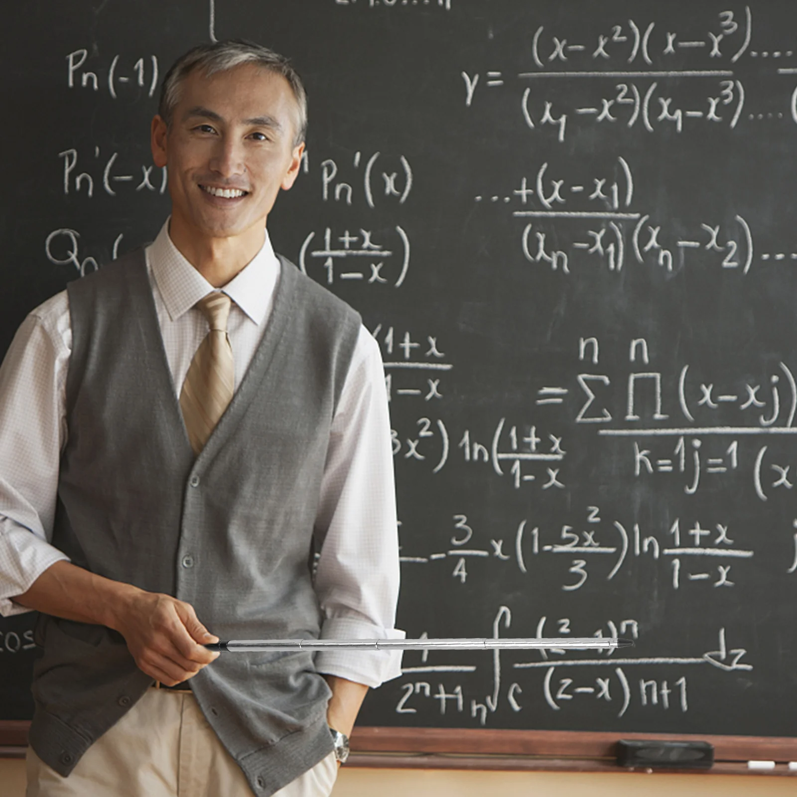 Presentador de mano puntero extensible pizarra blanca bolsillo para aula telescópico retráctil