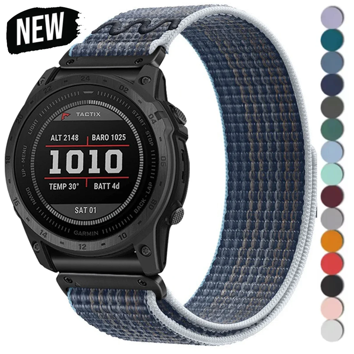 

Ремешок Quickfit для часов Garmin Fenix 8 FE 7 7X Pro, нейлоновый тканый ремешок 22 26 мм для браслета Enduro3 2 Fenix 5 5X 6 6XPro 51 мм