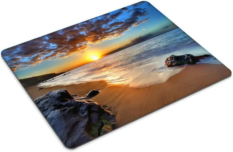 Beach Sunset Mouse pad Customized Mousepad Non-Slip Rubber Base Mouse Pads for Computers Laptop Office Accessories Mouse pad