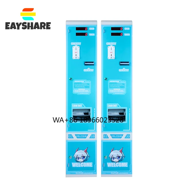 

New Self-service Coin Vending Machine Arcade Coin Exchange Machine Indoor Convertible Currency Machine With Bill Acceptor