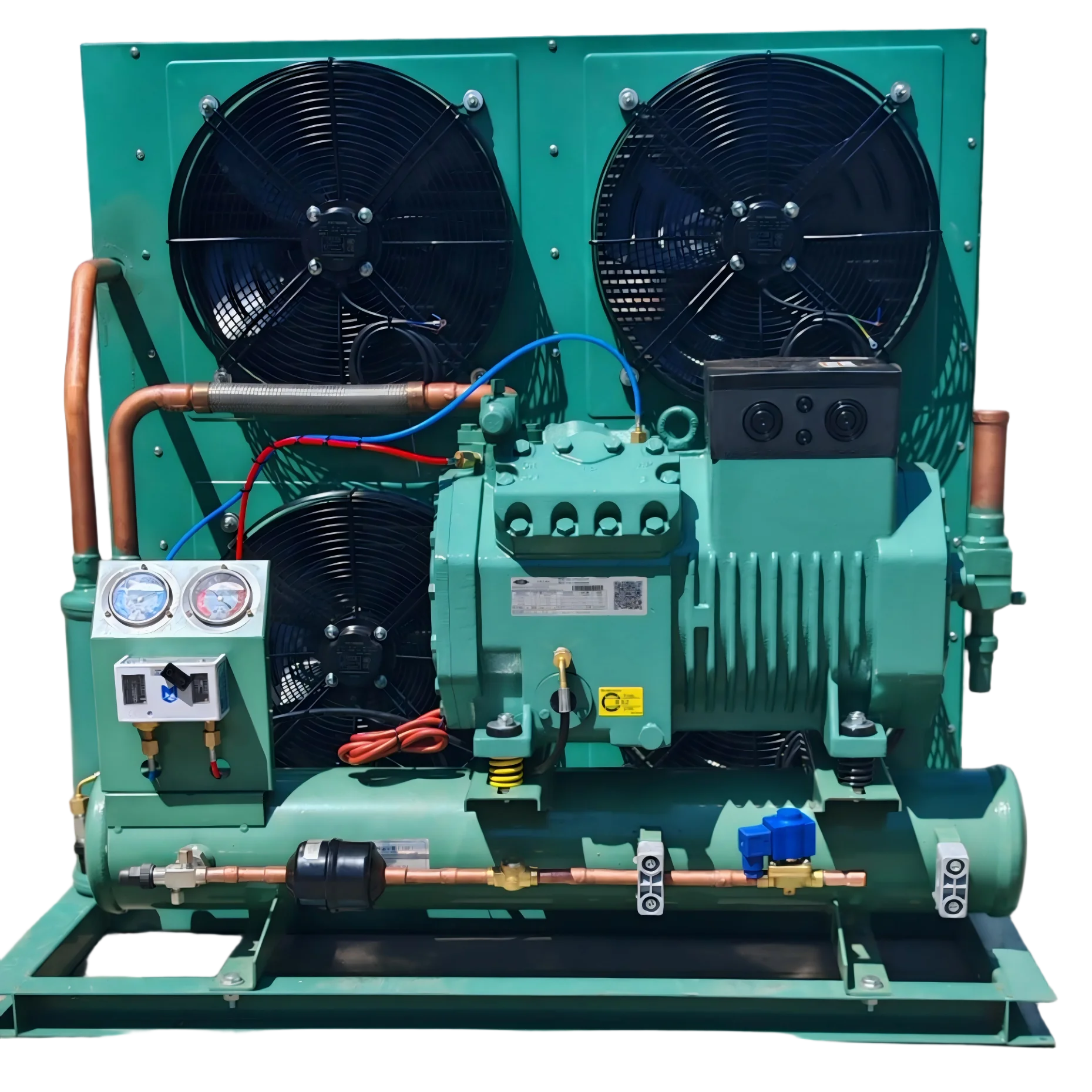 air Cooled Condensing Unit H Type Cold Room Condenser Unit for Industrial Refrigeration Projects