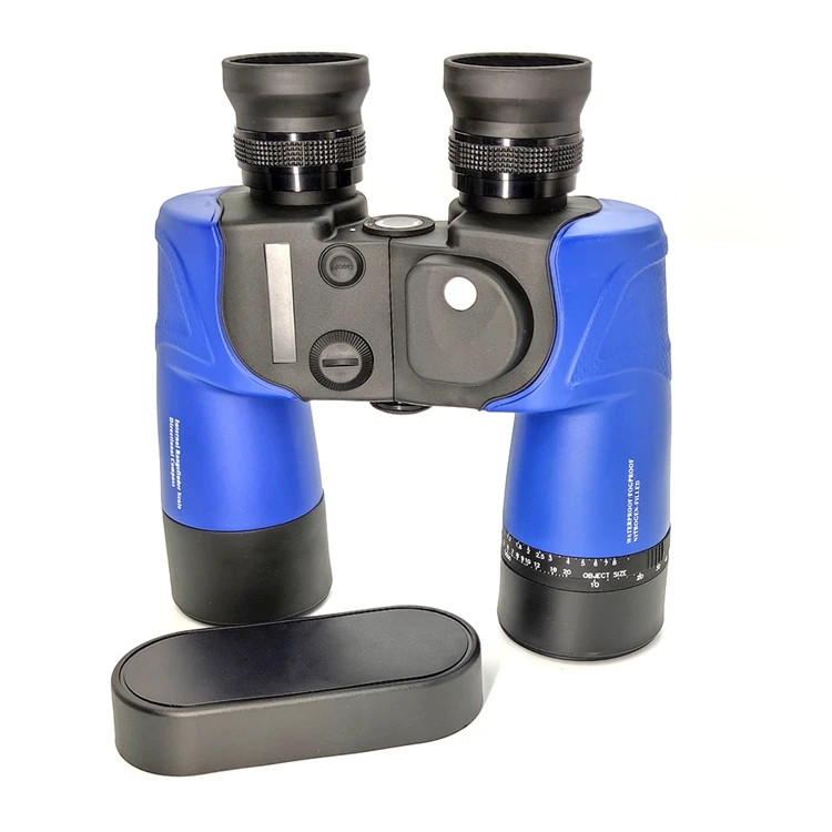 New Cheap 7x50 Navy Blue Navigation Marine Binoculars With Compass