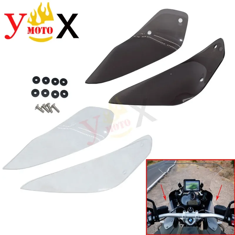 R1200 GS ADV Motorcycle Side Windshield WindScreen Airflow Panel Deflector For BMW R1200GS Adventure K50 K51 2013-2017 2014 2015