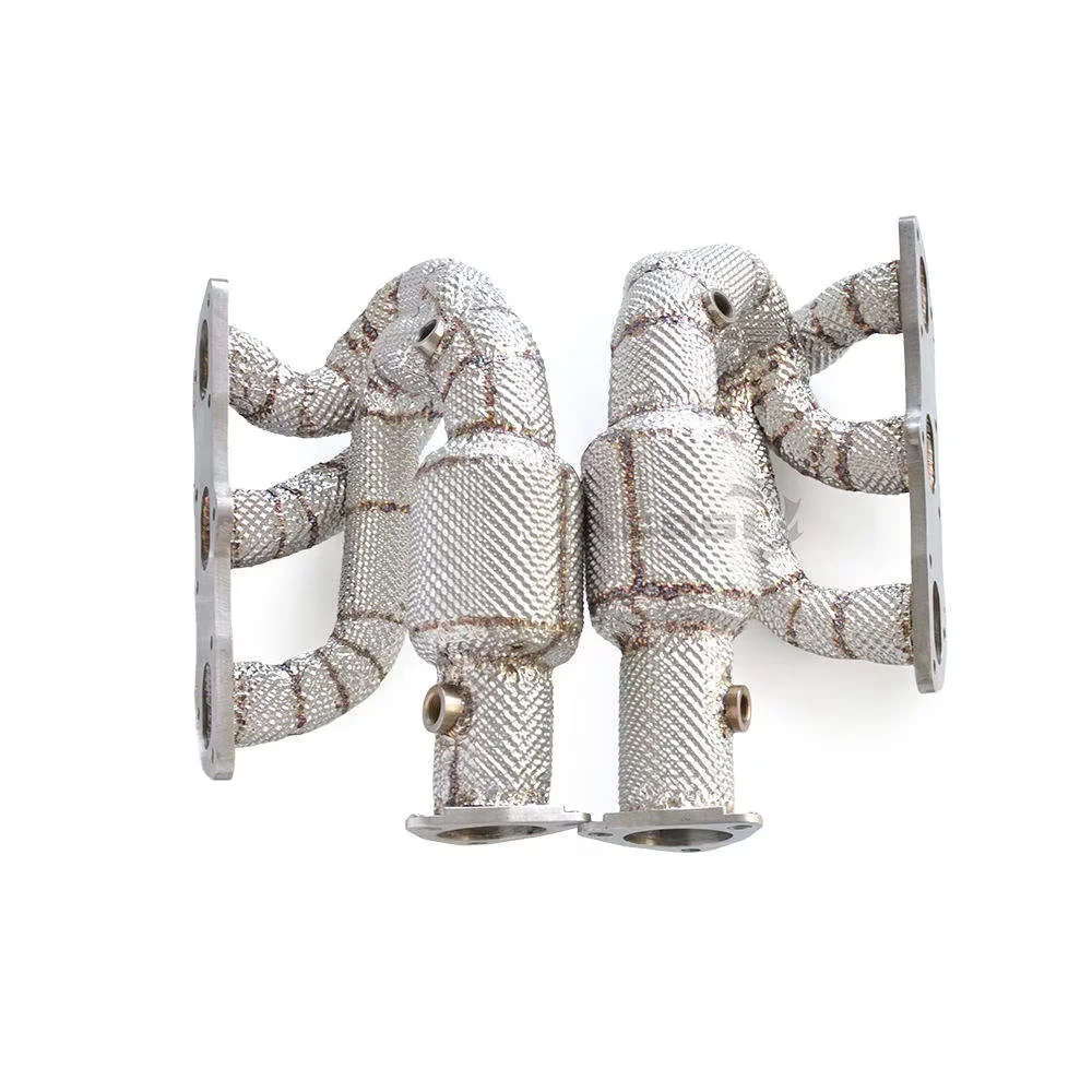 

Выпускной коллектор для Porsche 911 991.1 Carrera GTS4 GTS 3.8 2011-2015, нержавеющая сталь, с катализатором и выхлопной трубой.