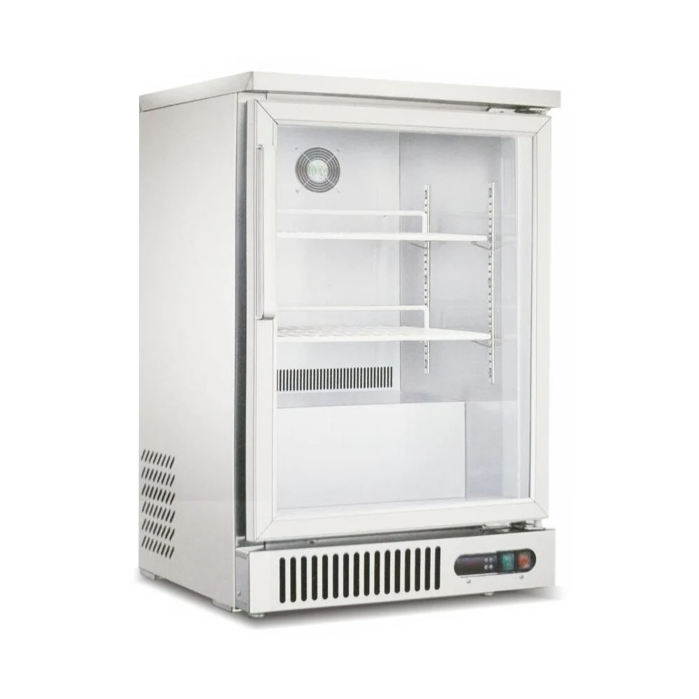 Commercial Beer Fridge 100L Back Bar Beverage Cooler Single Door Beer Drink Display Fridge Electric Portable CE Grade 1