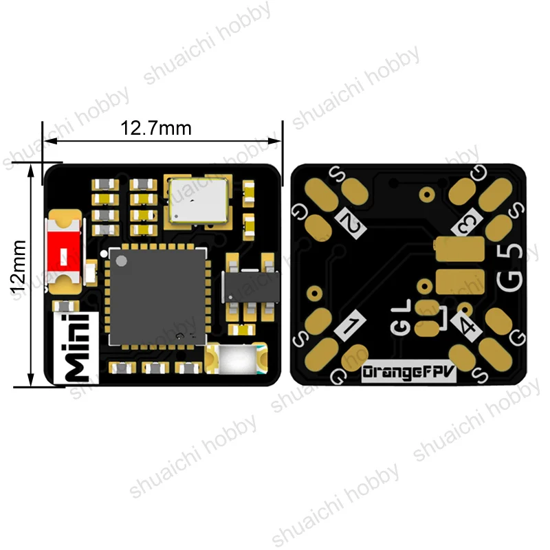 5V Mini LED Light Control Module 4CH Output WiFi RGB Lamplight Controller Light Strip Support WS2812B Lamp Beads for FPV Drone