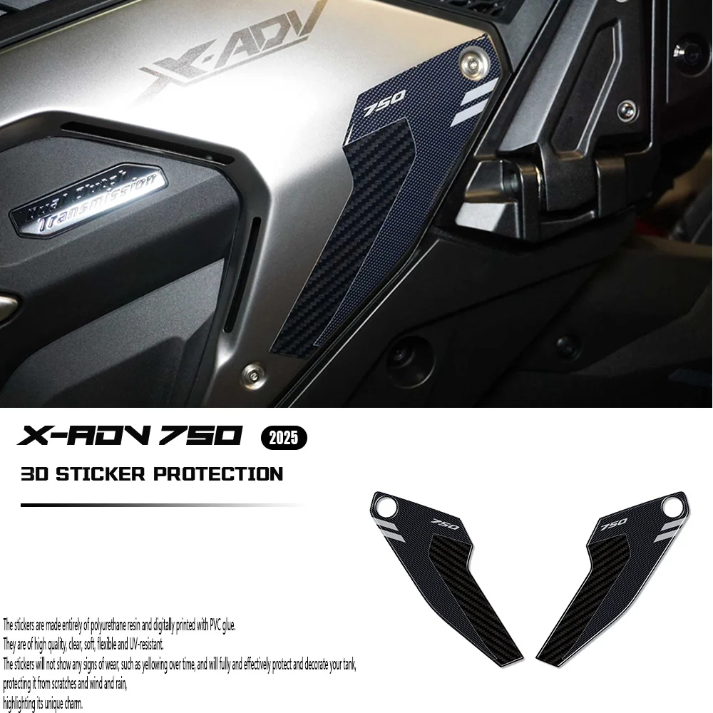 

Motorcycle 3D Stickers Protected in Passenger Pedal Area For Xadv750 X ADV 750 X ADV750 XADV750 2021 2022 2023 2024 2025