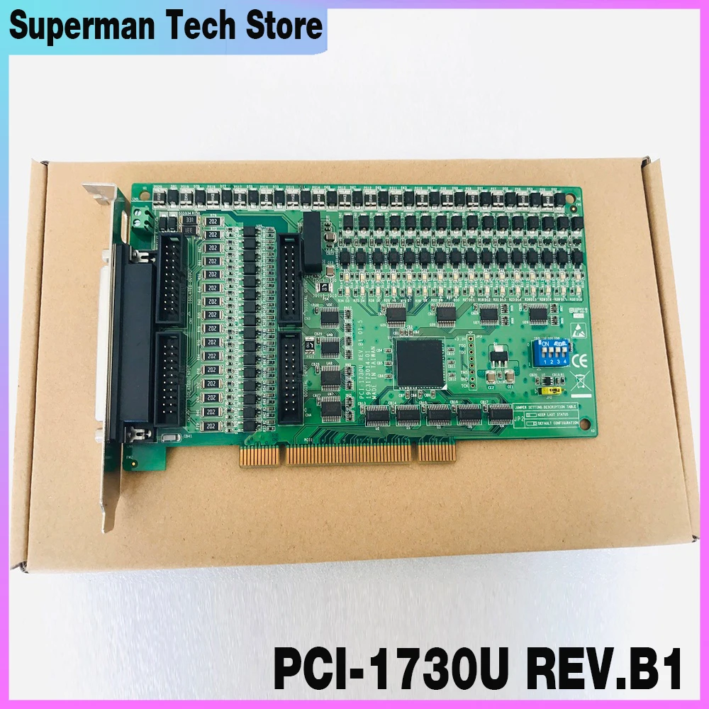 

For Advantech 32 Channel Isolated Digital Input/Output Card PCI-1730U REV.B1