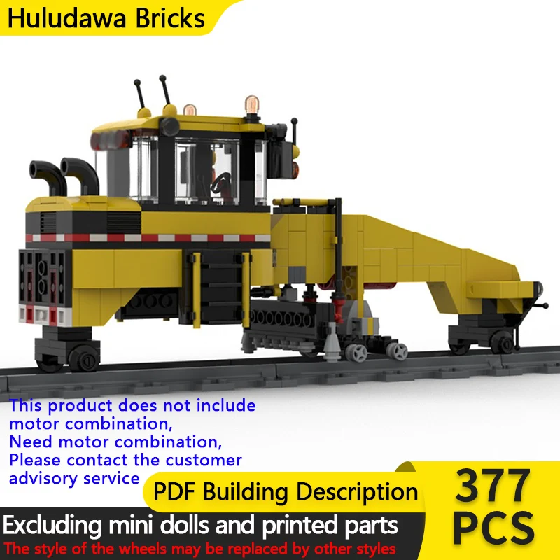 

Модель городской автомобиль MOC, строительные кирпичи, железная дорога, машина для Tampling, модульная технология, детские праздничные подарки, сборные игрушки, костюм