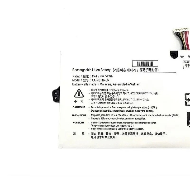 New 15.4V 54Wh AA-PBTN4LR Laptop Battery For Samsung 940X3M 940X5M 940X5N AA-PBTN4LR-05 BA43-00386A  PBTN4LR