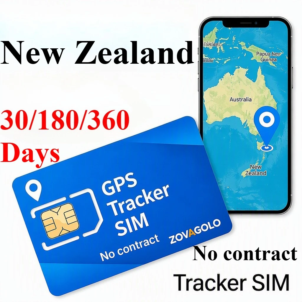 Localisateur GPS avec carte SIM de données IoT NZ, montre pour personnes âgées avec plusieurs forfaits de données, idéale pour la randonnée en montagne, sans restriction de suivi de position