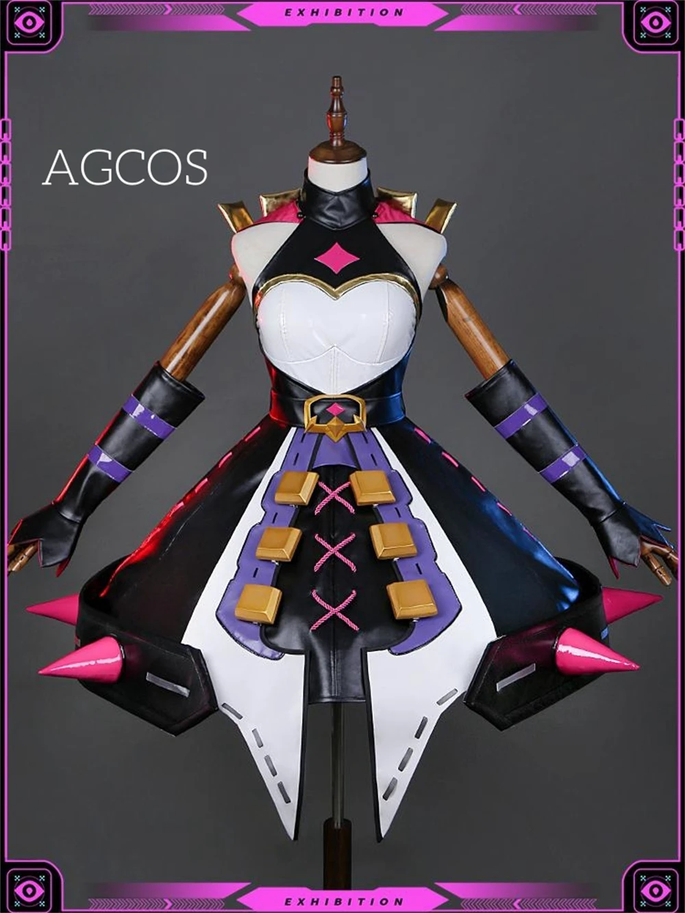 AGCOS Game LOL Teamfight Keeptics LOR Gwen Cosplay Costume pour femme, robe de jeu de rôle de Noël, vêtements uniformes