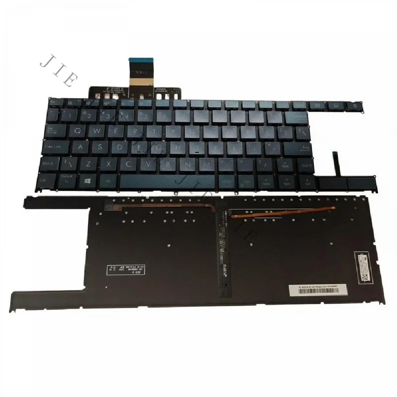 SA+New US English Backlit Laptop Replacement Keyboard For Asus ZenBook Duo UX481 UX481FA UX481FAY UX481FL UX481FLY