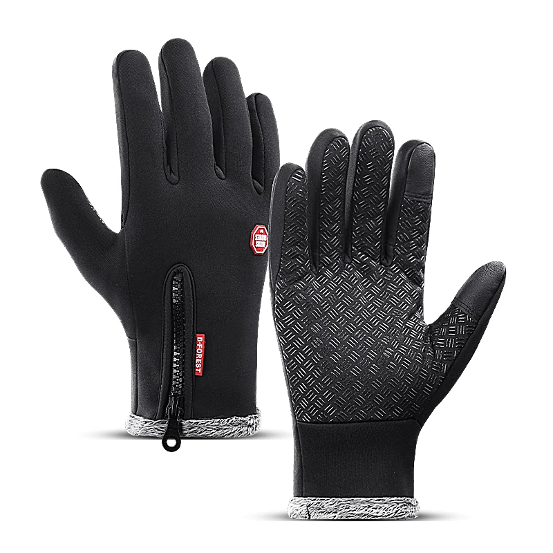 Kyncilor verdickter, rutsch fester, wind dichter Touchscreen und warme Outdoor-Fahrrad handschuhe für Wander fahrräder im Herbst und Winter