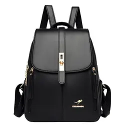 Fashion Women Backpack Female Leather Backpacks Ladies Sac A Dos School Bags for Girls Large Capacity Travel Back Pack Rucksacks