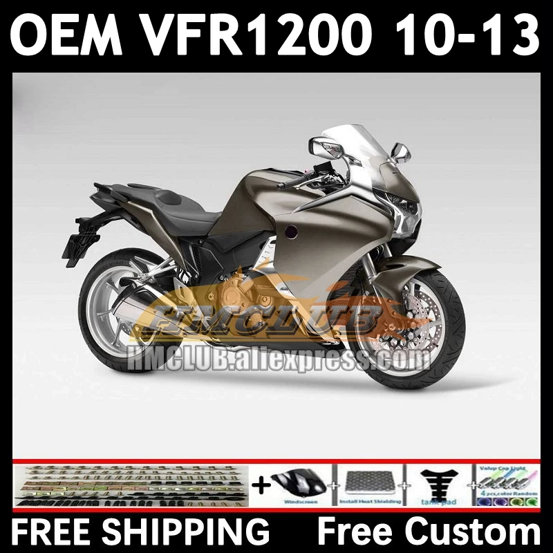 Injection For HONDA VFR1200 VFR 1200 RR CC 87No.93 VFR-1200 10 champagne 11 12 13 VFR1200RR 2010 2011 2012 2013 OEM Fairings