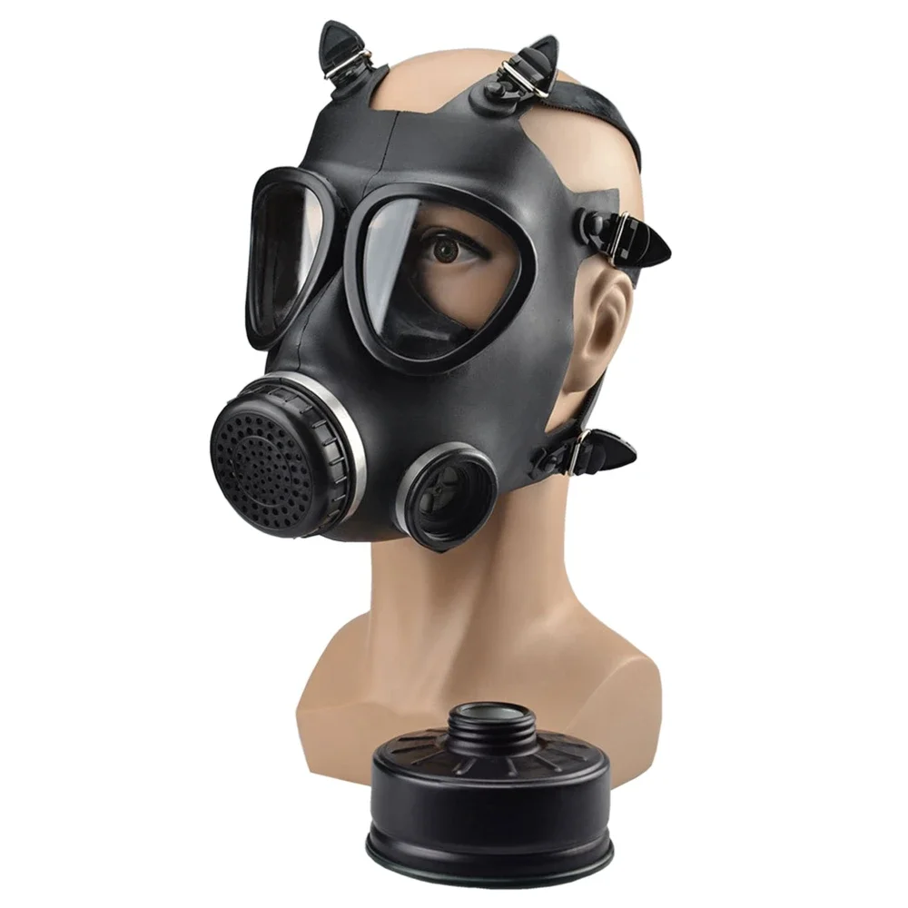 FMJ05 Reusable Face Mask Silicone Full Face Facepiece Set Widely Used In Woodworking Dust Protector Spray Paint