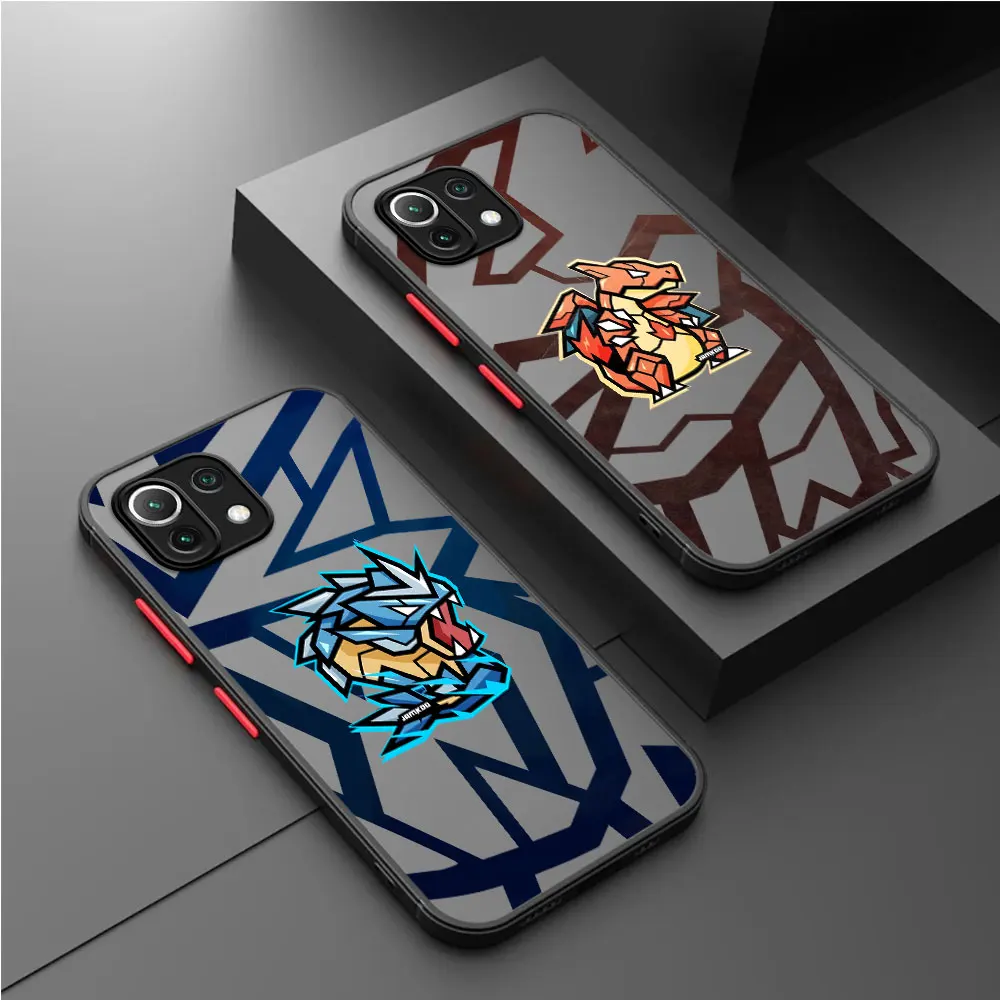 Retro Anime Pokemon Case For Xiaoimi Poco X3 NFC 11T Pro 11 Lite X5 X4 12 13 9T 12X F3 M5 C40 C50 C51 Funda Back Phone Cover