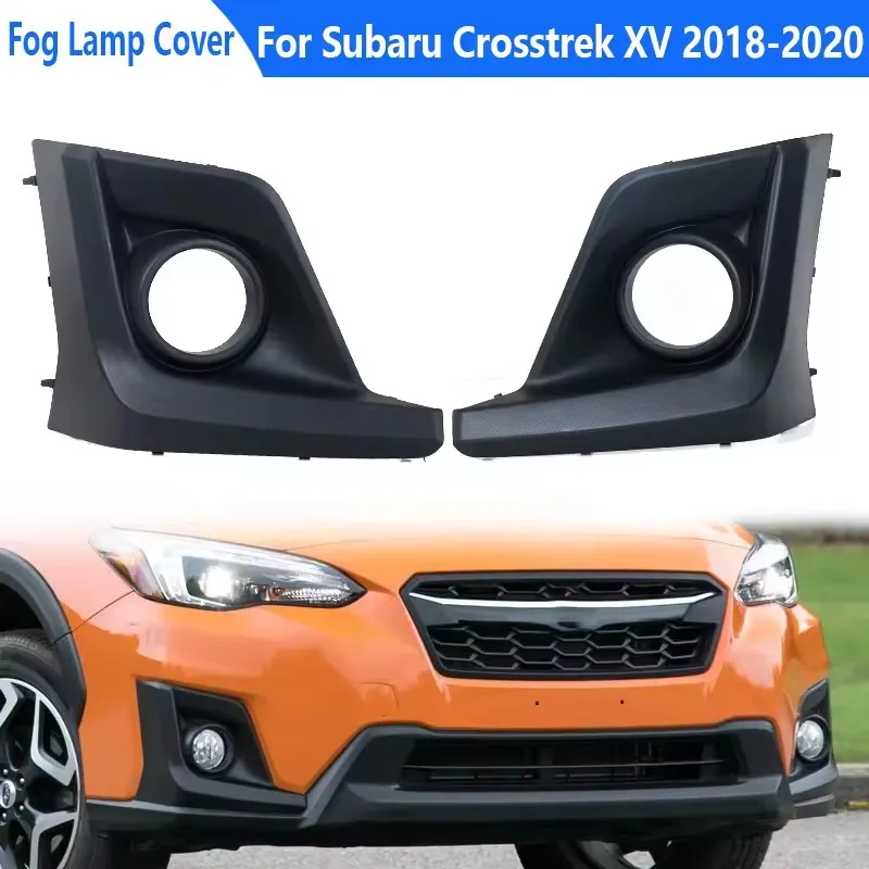 

Front Fog lamp Cover For Subaru Crosstrek XV 2018 2019 2020 Front bumper fog light frame trim Car accessories