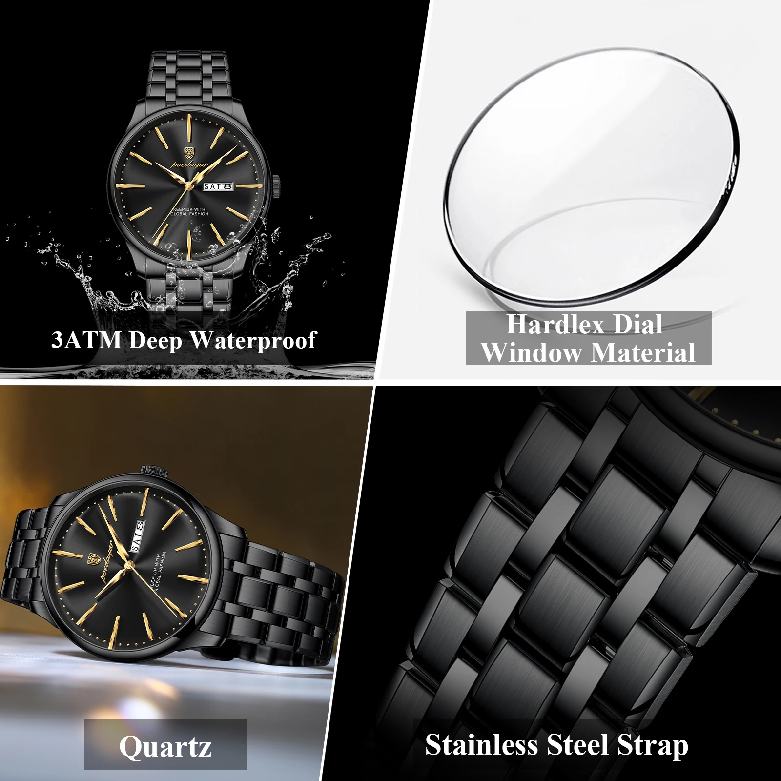 포에다가 럭셔리 비즈니스 남성용 시계 날짜 요일 방수  - Patek Philippe Watch Nautilus 리뷰 및 가격