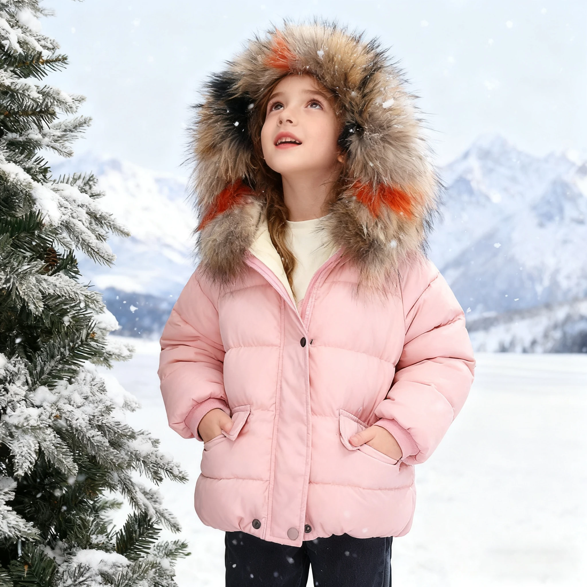 

Hooded Lightweight Down Jackets for Boy Girl Baby Children Coat Autumn Winter Outerwear Fashion Kids Christmas new year Clothes