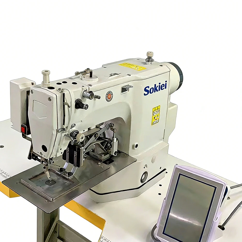 Automatic Computerized Programmable Industrial Bartacking Sewing Machine Motor Multi-Purpose For Bags Clothes Shoes High-Speed