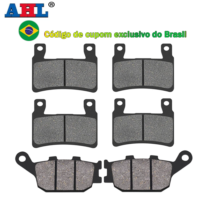 Pastilhas de freio dianteiro e traseiro para motocicleta AHL para Honda CBR 600 F4 F4i CBR929 CBR954 FIREBLADE CBR900 RR VTR 1000 SP-1 (SP45) CB1300