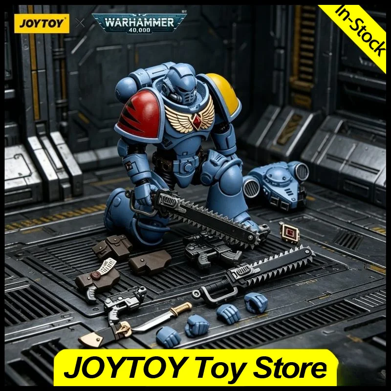 

In Stock JOYTOY Action Figures 1/18 Warhammer 40K NEW Space Wolves Intercessors Model Toys Gifts Collection