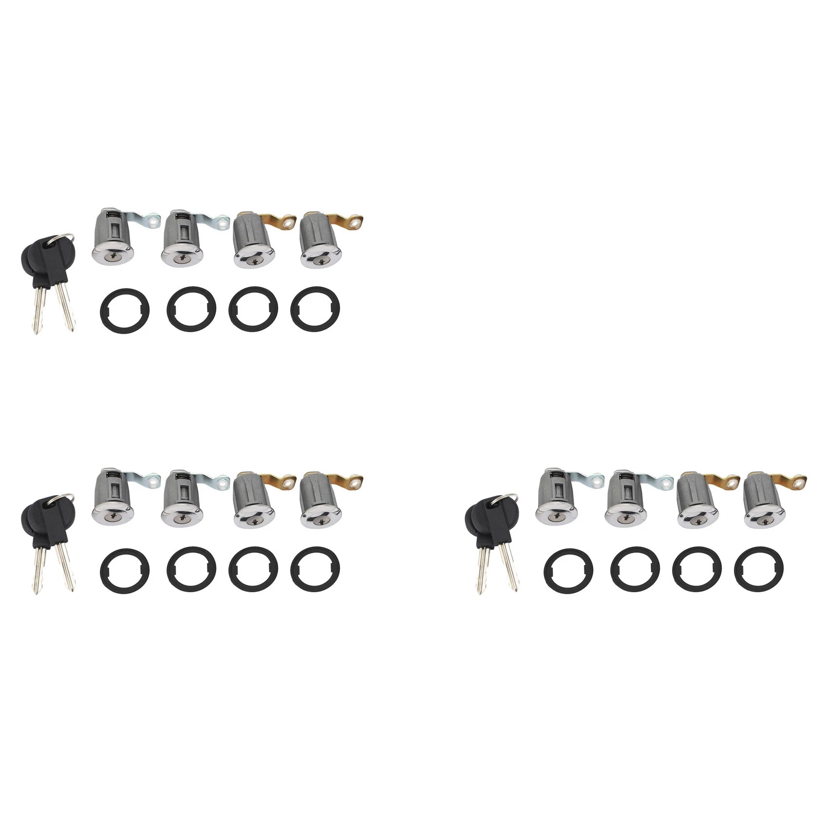 

B07A-12Pcs Car Barrel Door Locks Keys Set 252522 9170.G3 For Partner Citr0en Xsara 1996 - 2007