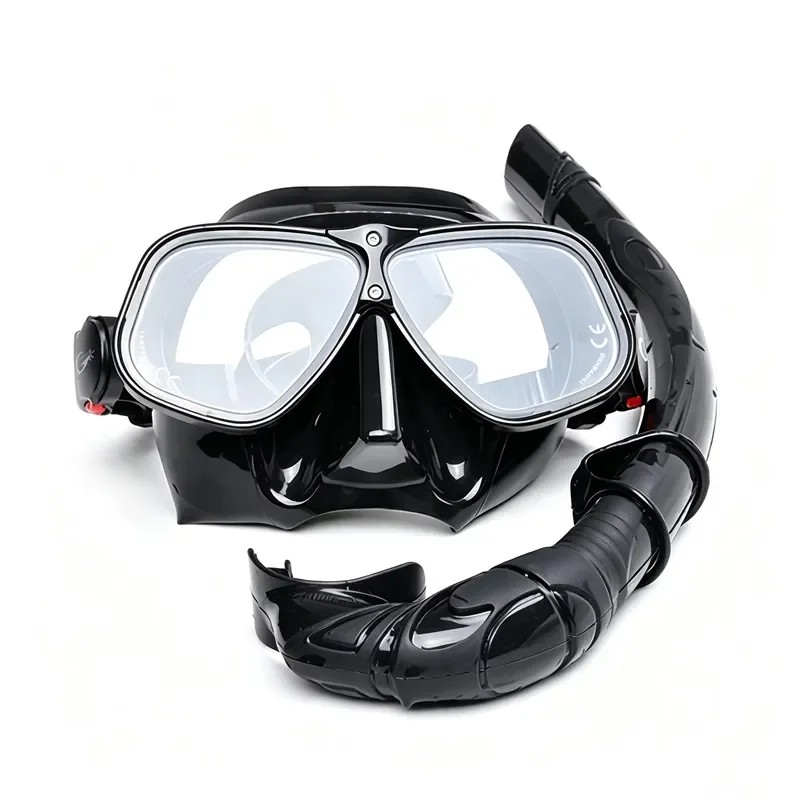Professional Anti Fog Diving Mask Snorkel Set Swimming Accessories Water Sports Equipment for Adults Kids Scuba Gear High