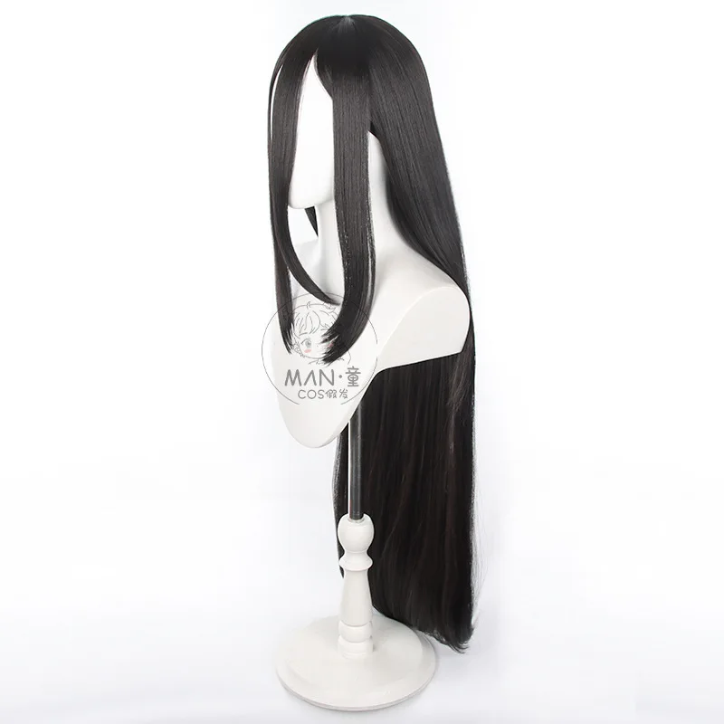 شعر مستعار أزرق قفل عشي جوبي كوسبلاي شعر أسود طويل سهل التصميم هدية الهالوين #3