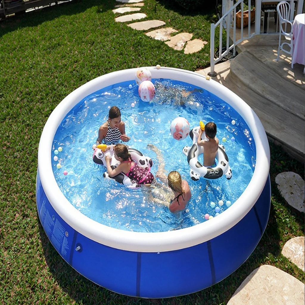 

Children's Outdoor Inflatable PVC Swimming Pool and Paddling Tank Fence Household Sandpit Bathtub for Kids
