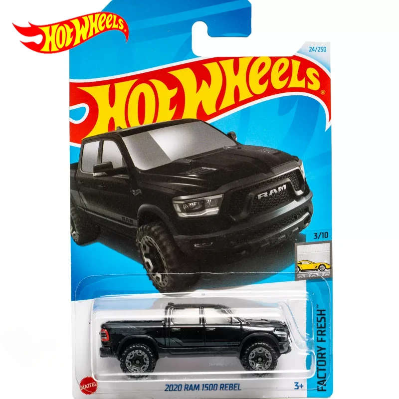 2024 Originele Hot Wheels Auto 2020 Ram 1500 Rebel Speelgoed Voor Jongens 1/64 Diecast Legering Voiture Juguetes Fabriek Vers Verjaardagscadeau