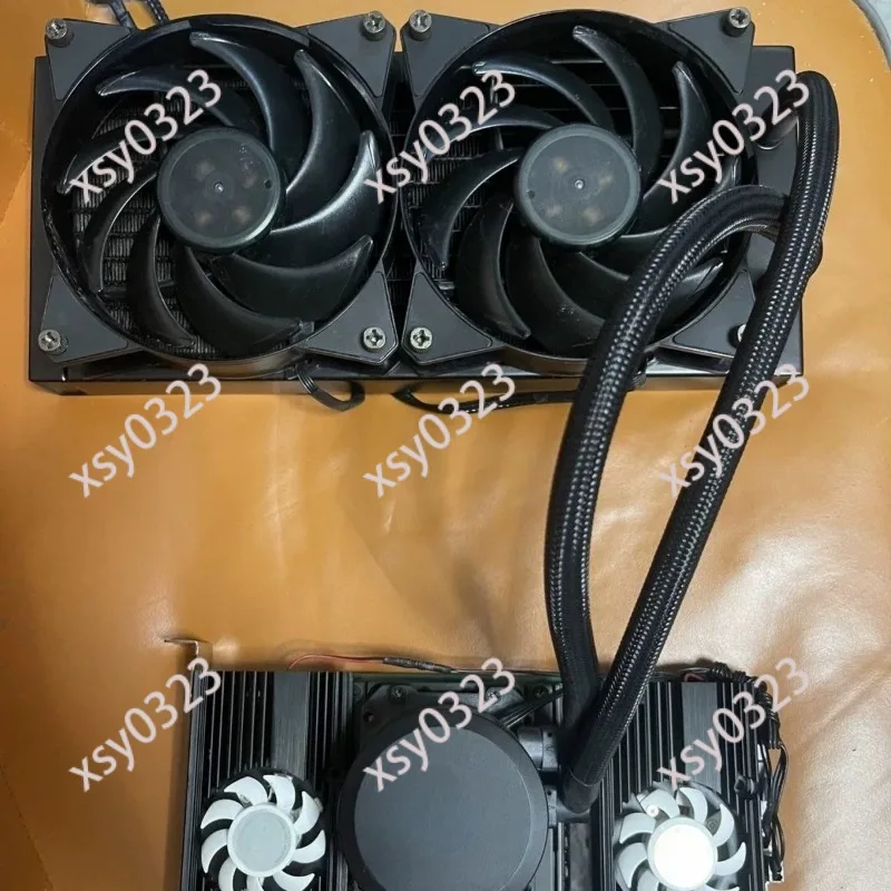 Full Set GPU Water Cooling Kit Modified Liquid Cooler for V100 16GB 32GB Graphics Card Upgrade