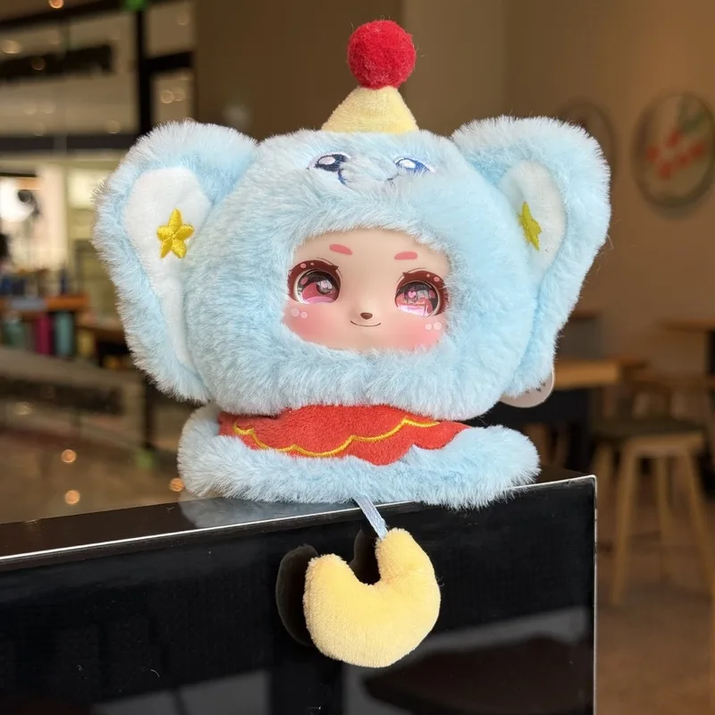 Nova menina bonito animal brinquedo de pelúcia chaveiro casal mochila dos desenhos animados requintado pingente decoração do carro pingente presente aniversário natal