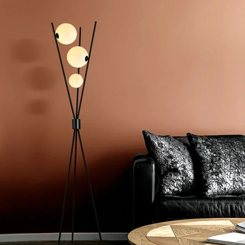 Imagem -05 - Nordic Ferro Forjado Led Floor Lamp Desktop Table Light Home Decoração Acessórios Sala de Estar Quarto Sofá