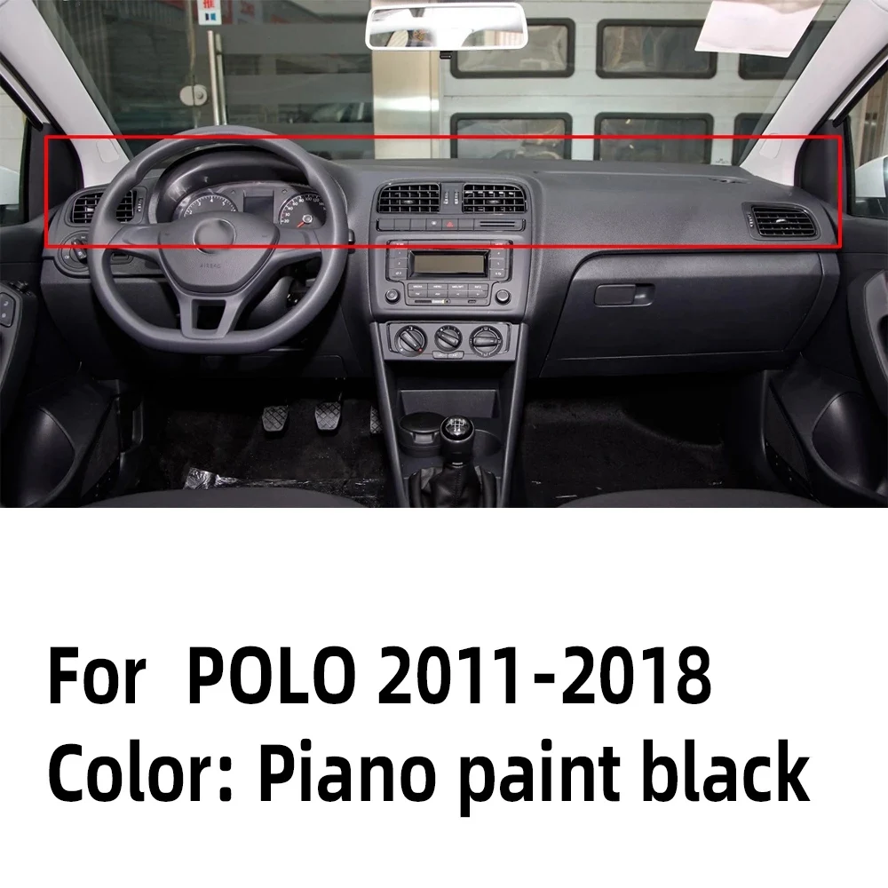 Car Glossy Black Right Left Central Dashboard AC Air Outlet Vent for Polo 2011-2018 6RD819728 6RD819703 6RD819704