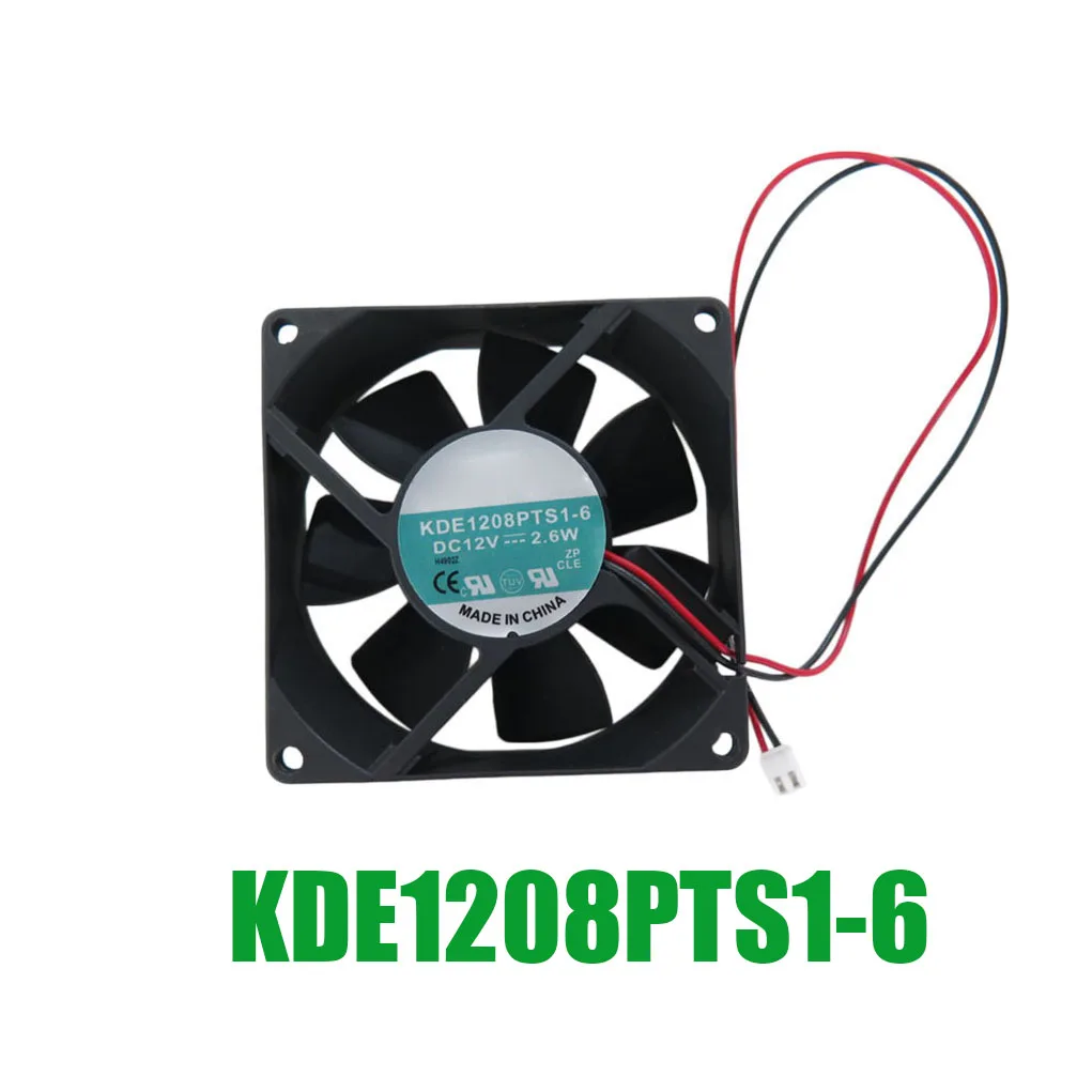 For SUNON KDE1208PTS1-6 DC12V 2.6W 2PIN 2Lines Cooling Fan