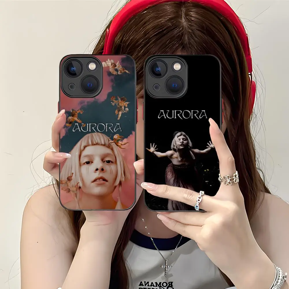 

Чехол для мобильного телефона Aurora Aksnes для iPhone 17, 16, 15, 14, 13, 12, 11 X XR XS 8 7 Air Pro Max Plus, мини-красочный силиконовый чехол
