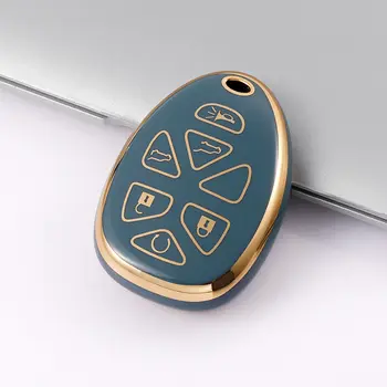 適用於雪佛蘭 Suburban、GMC Yukon(2010 年)、Tahoe(2007 年)、Traverse XL 和凱迪拉克 Escalade 的 TPU 汽車鑰匙套,配件鑰匙扣 10 最佳銷售 2008年雪佛蘭Tahoe - №9